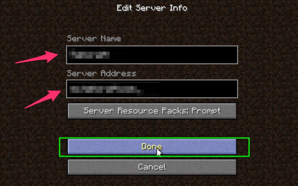 join minecraft server using ip address