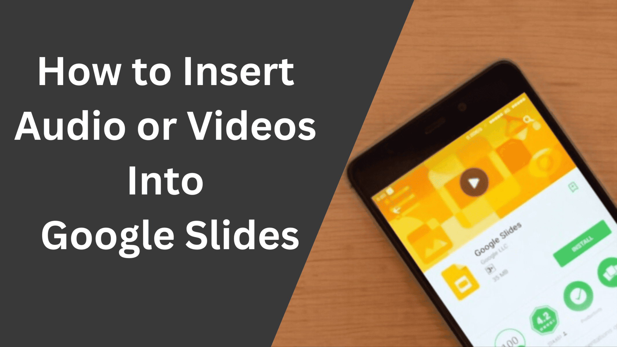 How to Insert Audio and Video into Google Slides