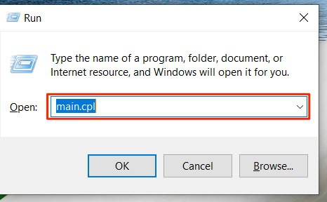 laptop mouse settings windows