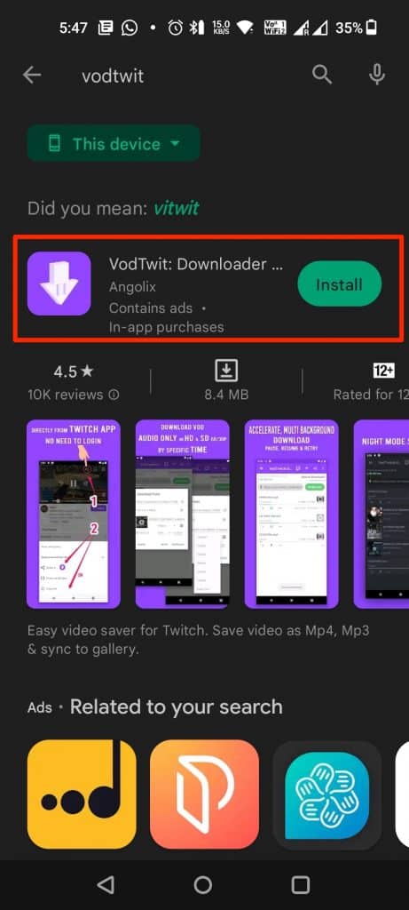 vodtwit twitch vod downloader