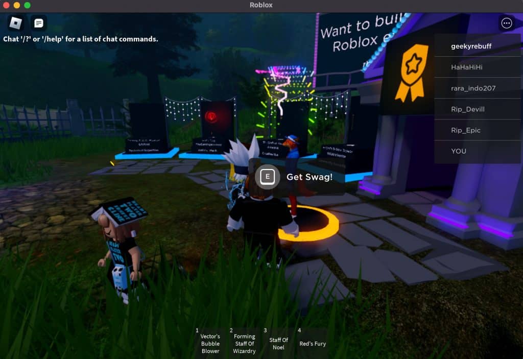 get swag mansion of wonder