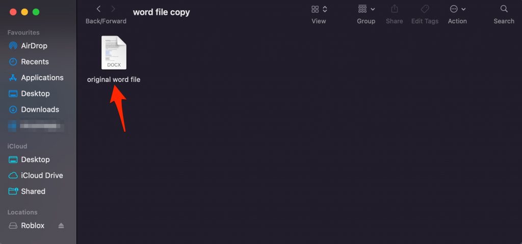 microsoft word file