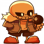 Sans Up Pose FNF Indie Cross