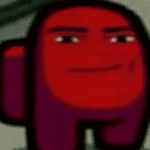 among us man face