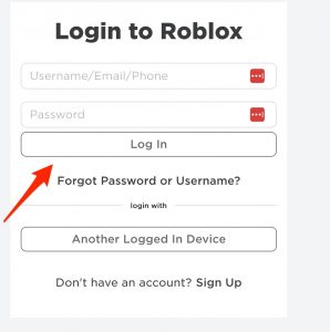 roblox login