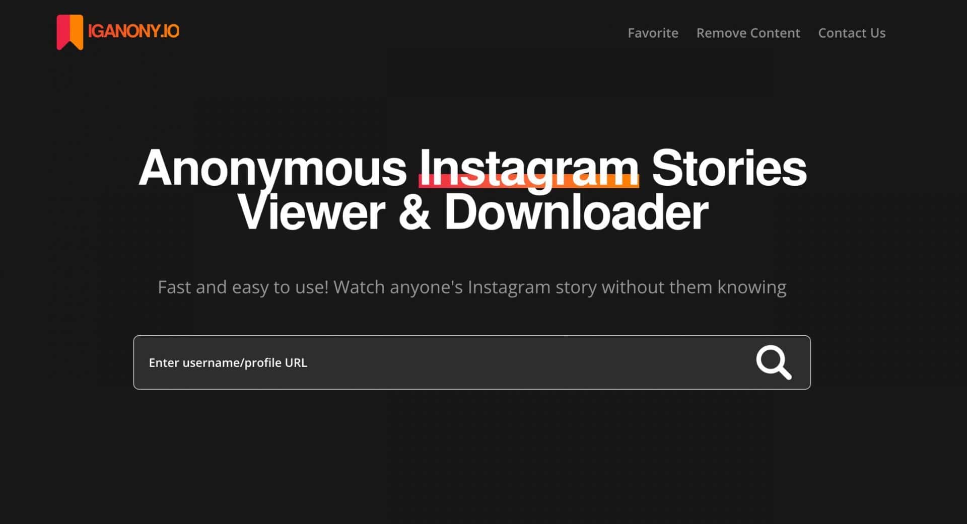 iganony instagram story viewer