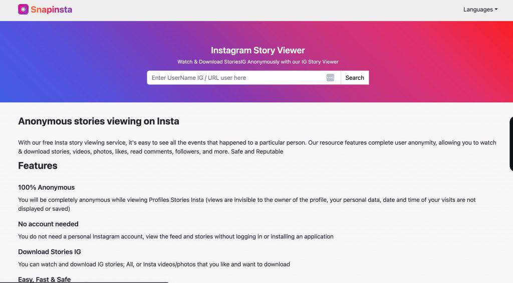 snapinsta iganony alternative