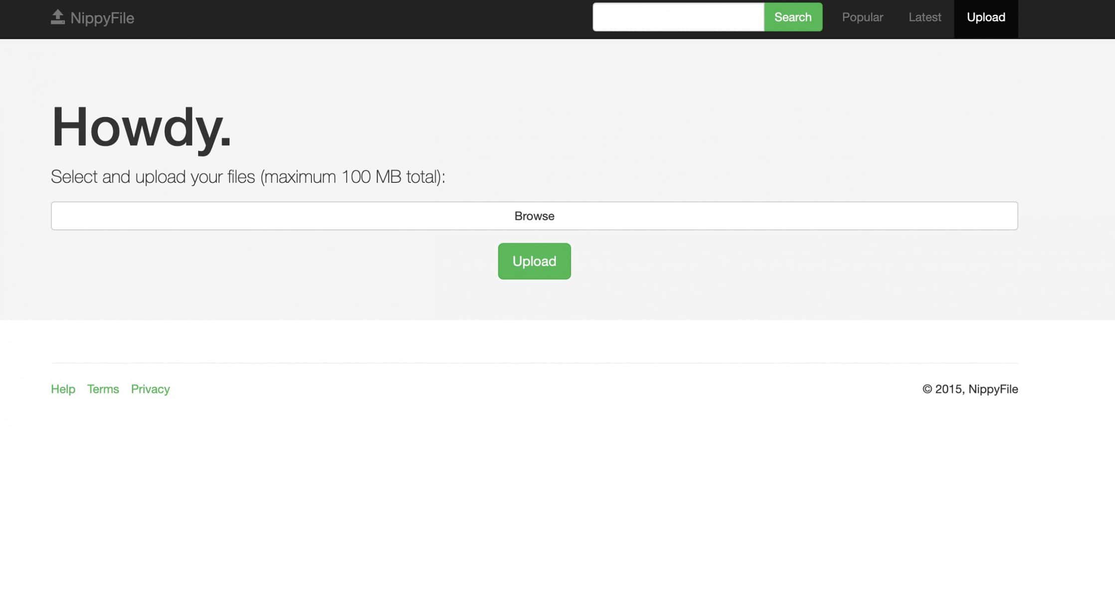 nippyfile cloud storage upload files