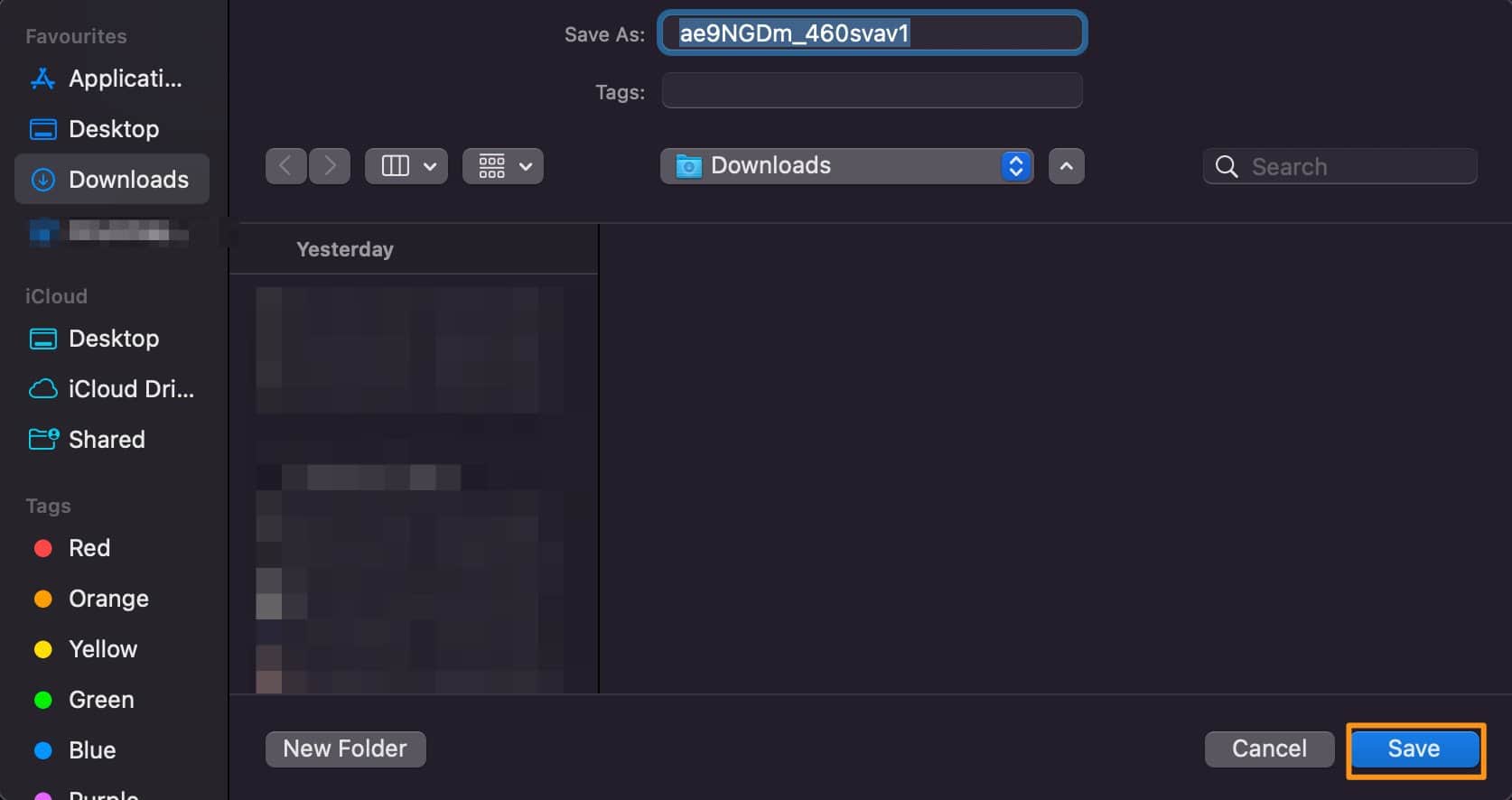 download folder location
