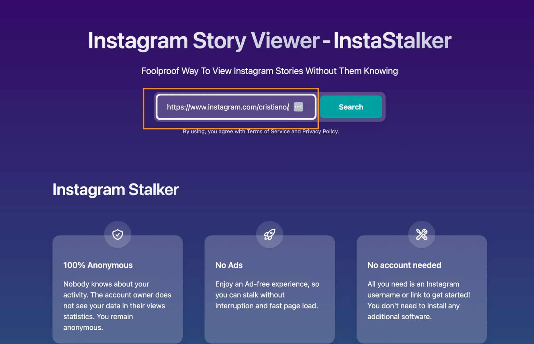 instagram profile link