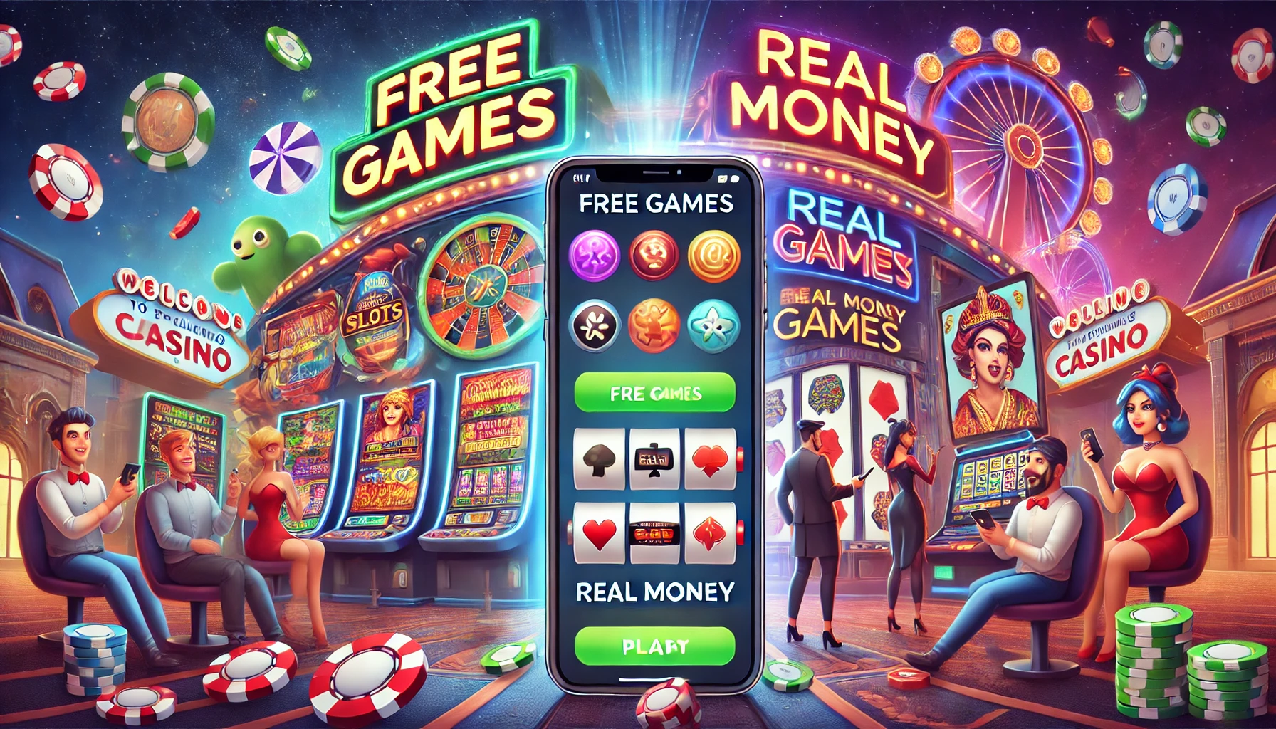 Playing at Online Casino for Free and Real Money: Specifics & Benefits