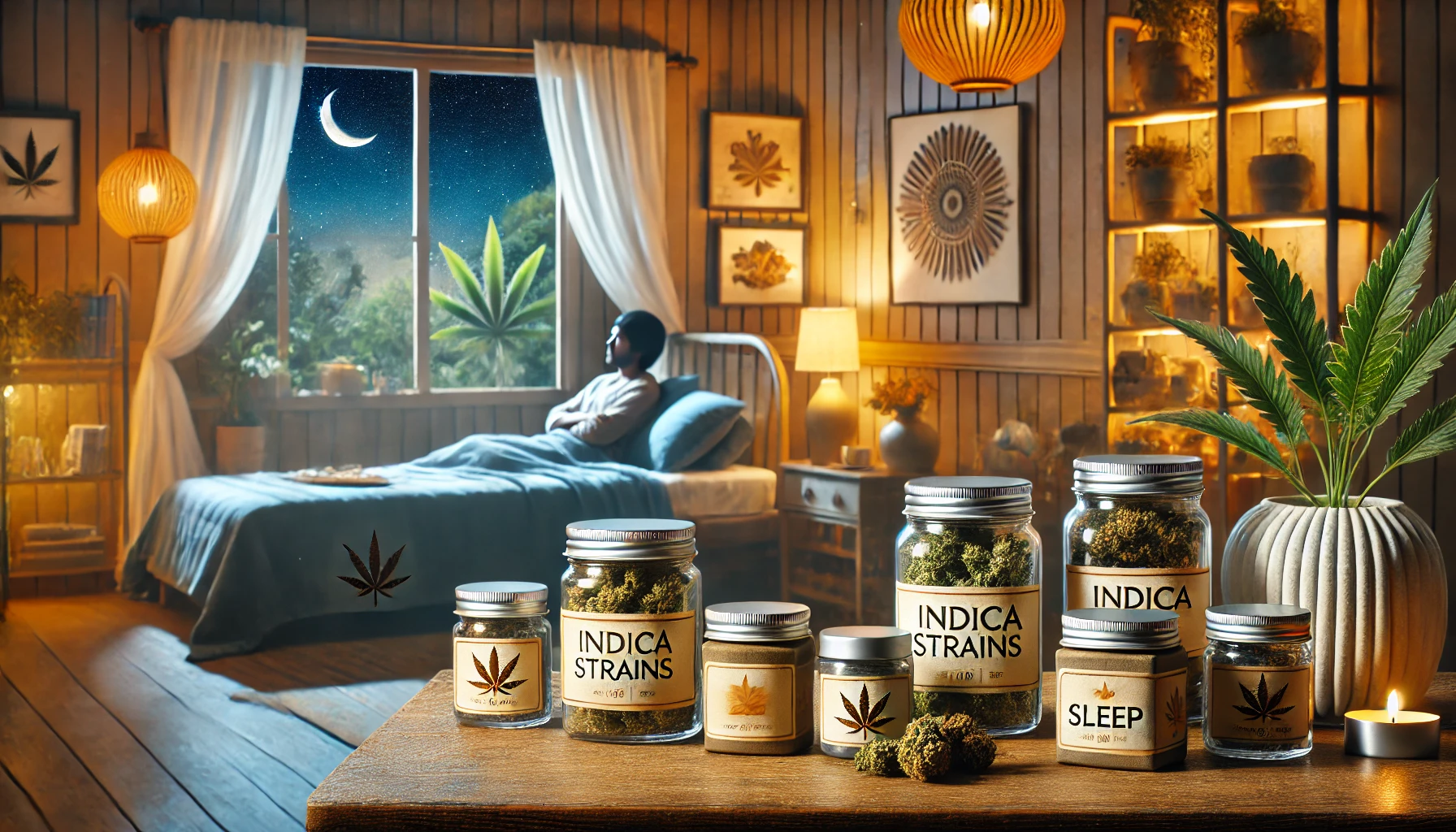 Soothing Evenings: Top Indica Strains for Relaxation and Sleep