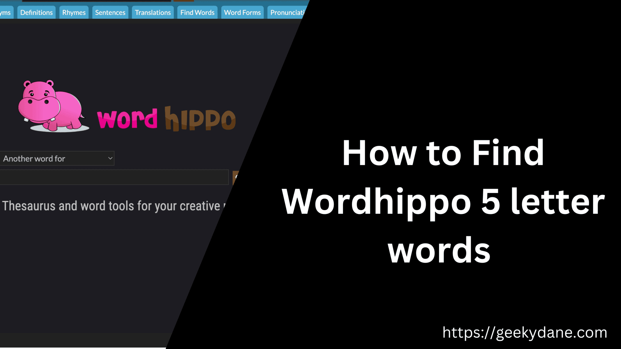 How to Find WordHippo 5 Letter Words